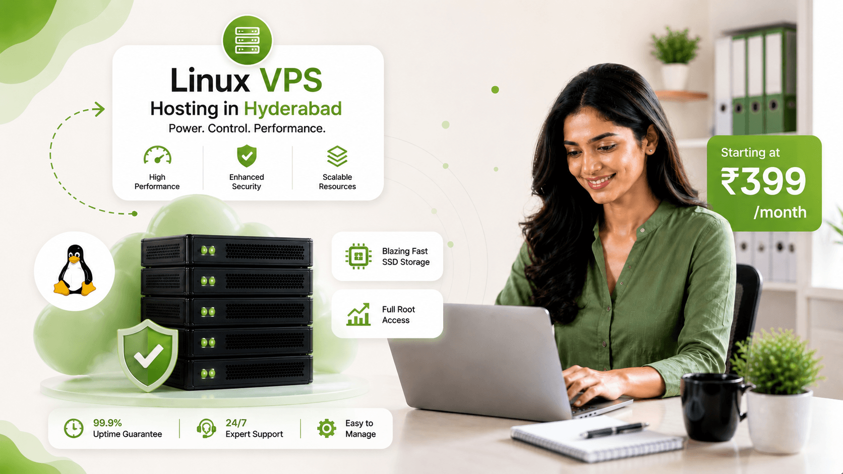 VPS Hosting Services Hyderabad - Fully Managed Linux VPS with Root Access from HostPeppy